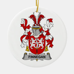 Finnegan Family Crest Keramisch Ornament