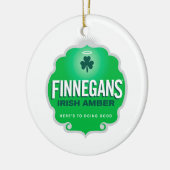 Finnegans Irish Amber Crest Keramisch Ornament (Links)