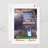 Finnegans markt, Hudson ~ Quebec Briefkaart (Voorkant / Achterkant)