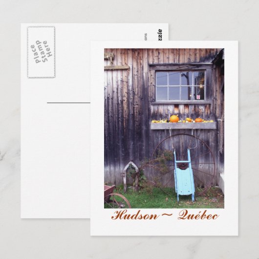 Finnegans markt, Hudson ~ Quebec Briefkaart (Voorkant / Achterkant)