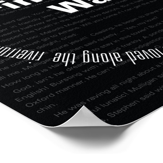 Finnegans Wake Poster (Hoek)