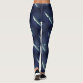 Finnen: Koele haaienpatroonprint Leggings (Achterkant)
