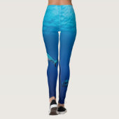 Finnen: Rifhaai en rimpelingen Leggings (Achterkant)
