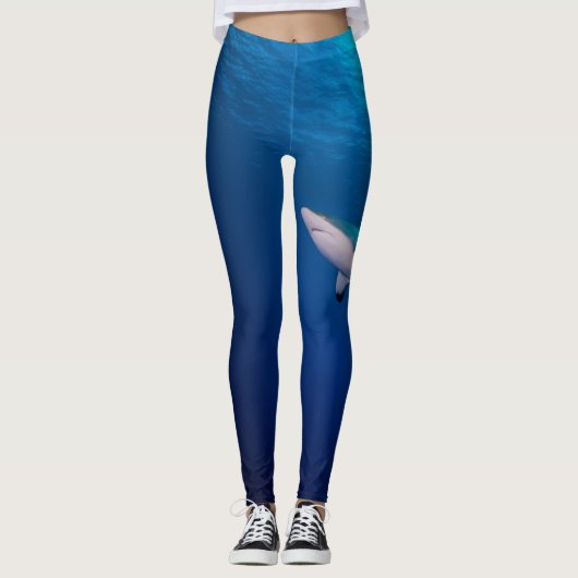 Finnen: Rifhaai en rimpelingen Leggings (Voorkant)