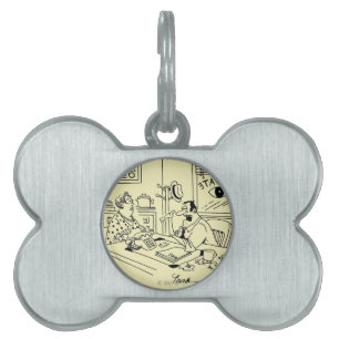 Finnen van familieleden huisdieren naamplaatje