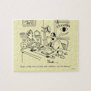 Finnen van familieleden legpuzzel