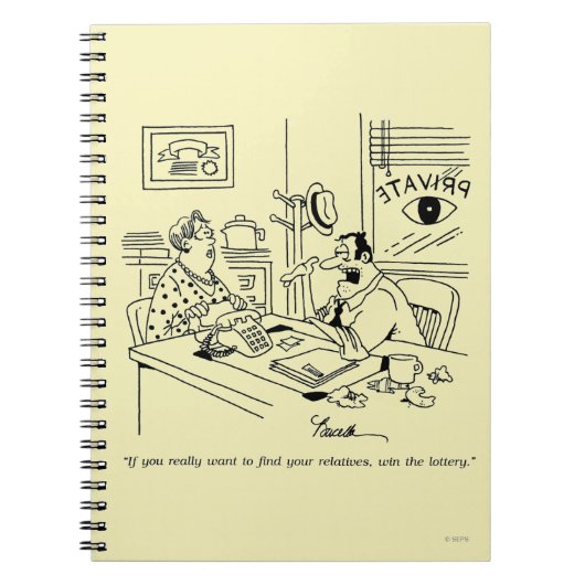 Finnen van familieleden notitieboek (Voorkant)