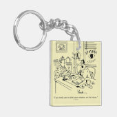 Finnen van familieleden sleutelhanger (Voorkant Links)