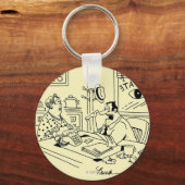 Finnen van familieleden sleutelhanger (Voorkant)