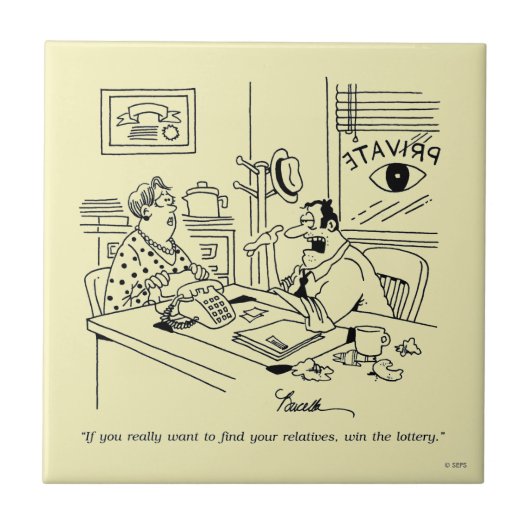 Finnen van familieleden tegeltje (Voorkant)