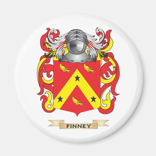Finney wapenschild magneet (Voorkant)