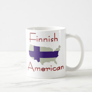 Finniah American (Verenigde Staten-kaart) Koffiemok