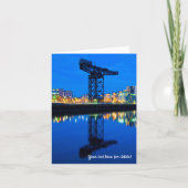 Finnieston Crane, Glasgow Greeting Card Bedankkaart (Voorkant)