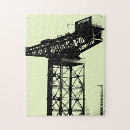 Finnieston Crane, Glasgow, Schotland Legpuzzel