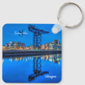 Finnieston Crane, Glasgow, Scotland Keyring Sleutelhanger (Achterkant)