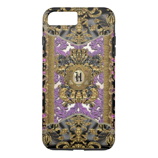 Finnigan Havette Victoriaans Monogram Plus Case-Mate iPhone Case (Achterkant)