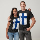 Finnish Flag Finland T-shirt (Unisex)