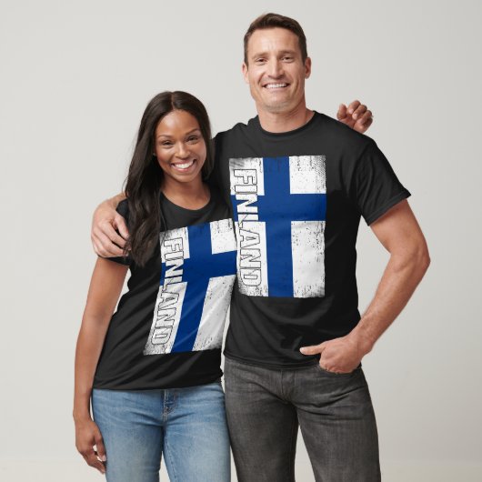 Finnish Flag Finland T-shirt (Unisex)