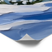 Finnish Lapphund Christmas Boat Holiday Poster (Hoek)