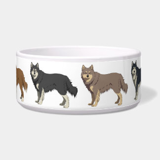 Finnish Lapphund colors dog bowl Voerbakje