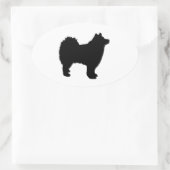 finnish lapphund ovale sticker (Tas)