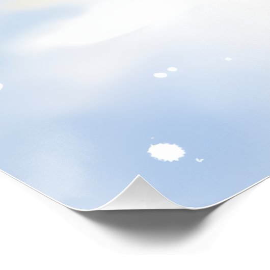 Finnish Lapphund Snowy Village Santa Hat Christmas Perfect Poster (Hoek)