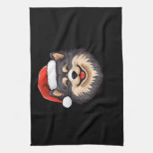 Finnish Lapphund Ugly Sweater Christmas Classic T- Theedoek (Verticaal)