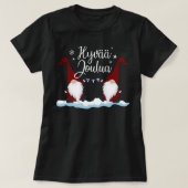 Finnish Merry Christmas Finland Gift Tee Hyvaa Jou T-shirt (Design voorkant)