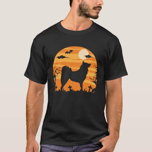 Finnish Spitz Halloween  Costume   Mom Dad T-shirt (Voorkant)
