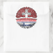 Finnland Finnisch Schweizer Schweiz Baum Wurzel Ronde Sticker (Tas)