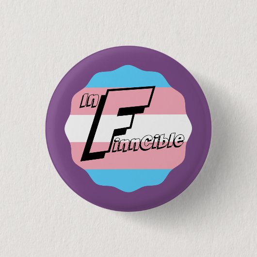 FinnTheInfincible YouTube Badge - Klein Ronde Button 3,2 Cm (Voorkant)