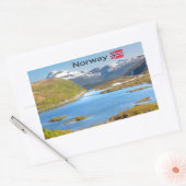 Finnvikvatnet Rechthoekige Sticker (Envelop)