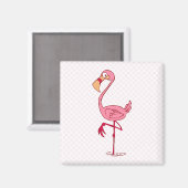 Finny Flamingo Magneet (Voorkant / Achterkant)