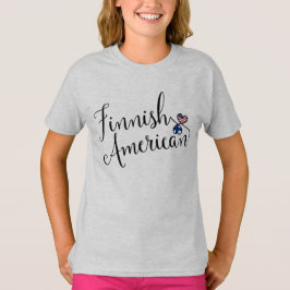 Fins-Amerikaanse gejumeleerde harten Tee Shirt
