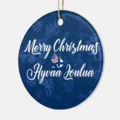 Fins-Amerikaanse vakantieoord, Hyvää Joulua Keramisch Ornament (Links)