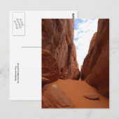 Fins, Arches National Park, Utah, Briefkaart (Voorkant / Achterkant)