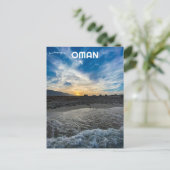 Fins Beach Oman Briefkaart (Staand voorkant)