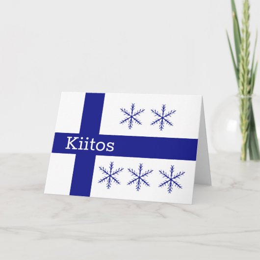 Fins Bedankkaart (Voorkant)