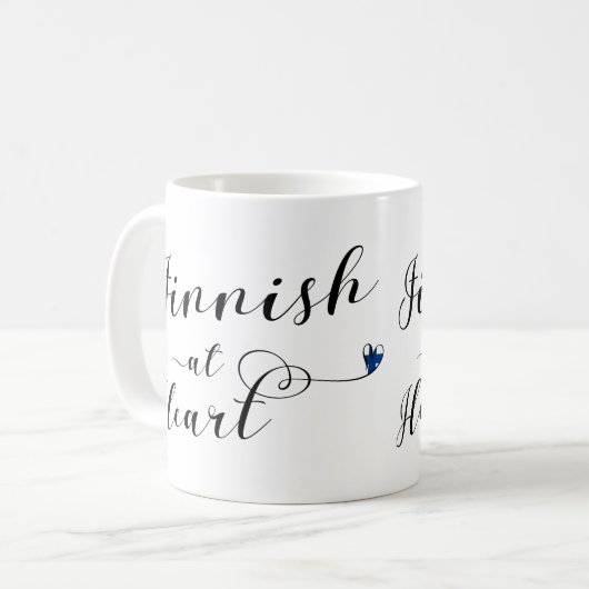 Fins bij de Mok van het hart , Finland (Voorkant links)