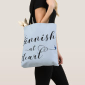 Fins bij Heart Grocery Bag, Finland Tote Bag (Dichtbij)