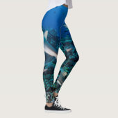 Fins Fin : Ref scène met een school haaien. Leggings (Rechts)