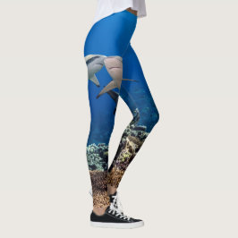 Fins Fin: Schattige haaienpaar Leggings
