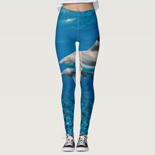 Fins Fin :  Zwemrifhaai Leggings (Voorkant)