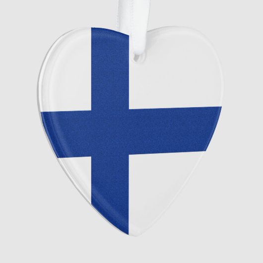 Fins Flag custom ornament (voorkant)