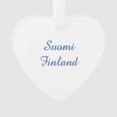 Fins Flag custom ornament (achterkant)