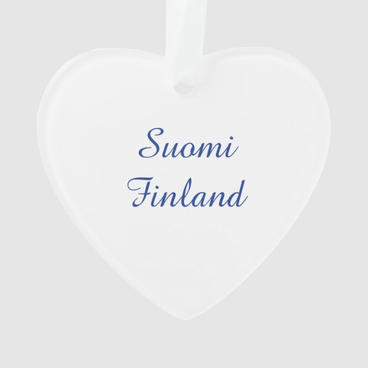 Fins Flag custom ornament (achterkant)