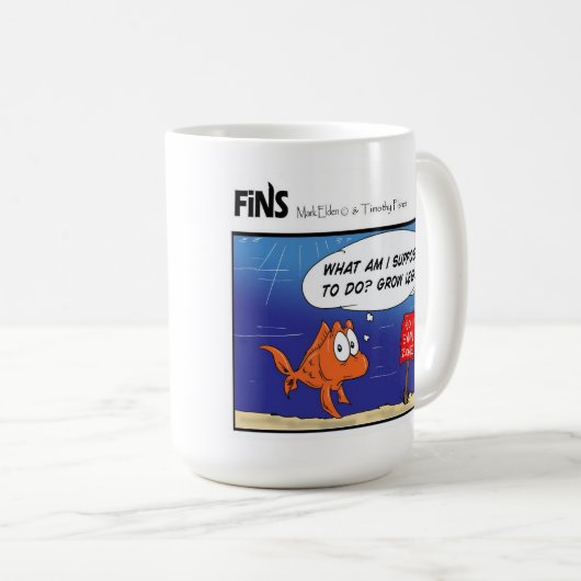 Fins - Grows Legs Mok (Voorkant rechts)