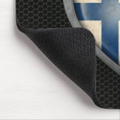 Fins Heart Flag Steel Maesh Effect Muismat (Hoek)