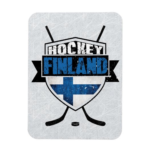 Fins Hockey Shield Suomi Magnet Magneet (Verticaal)