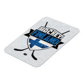Fins Hockey Shield Suomi Magnet Magneet (Linkerzijde)